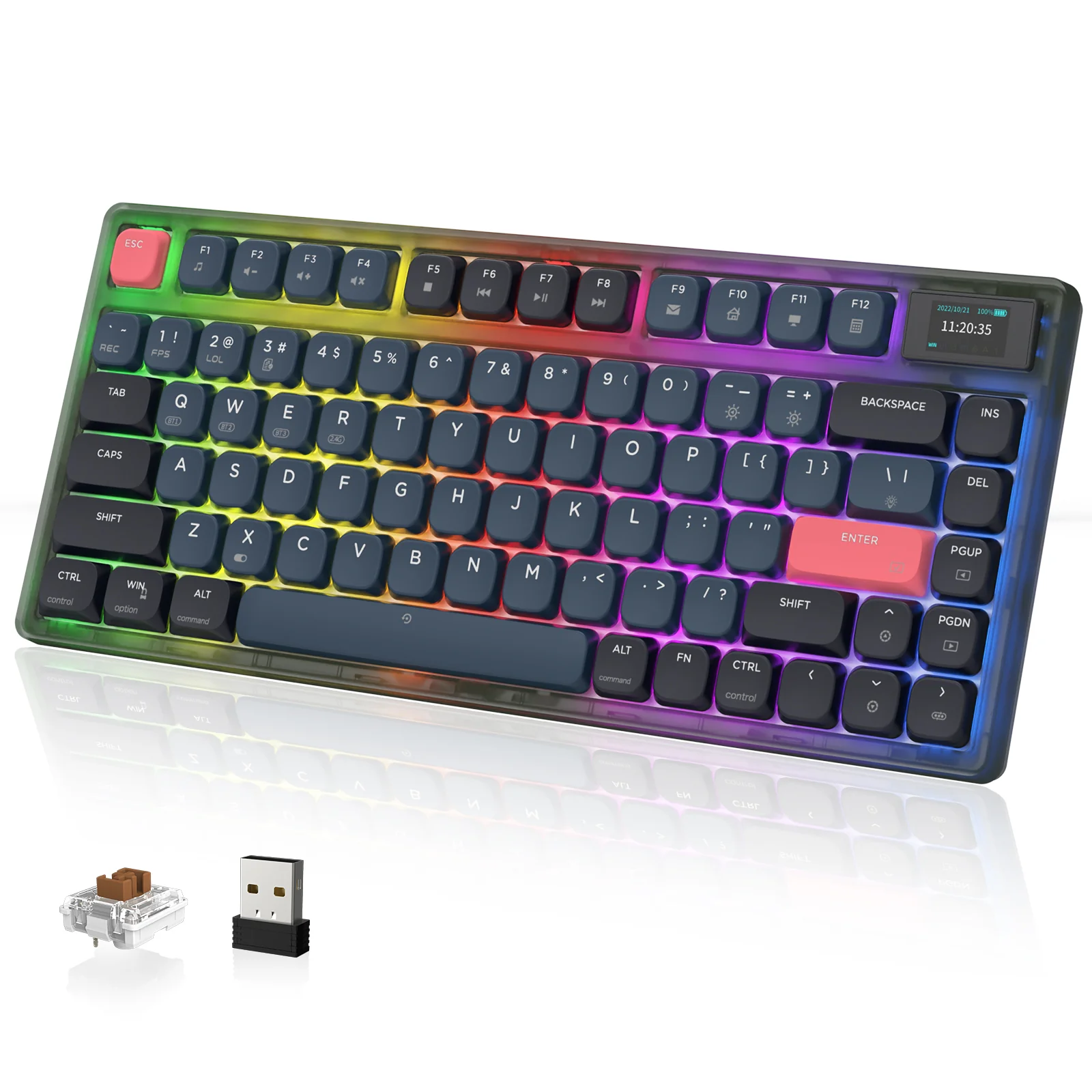 ATTACK SHARK x AJAZZ AK832 Mechanical Keyboard - Image 22