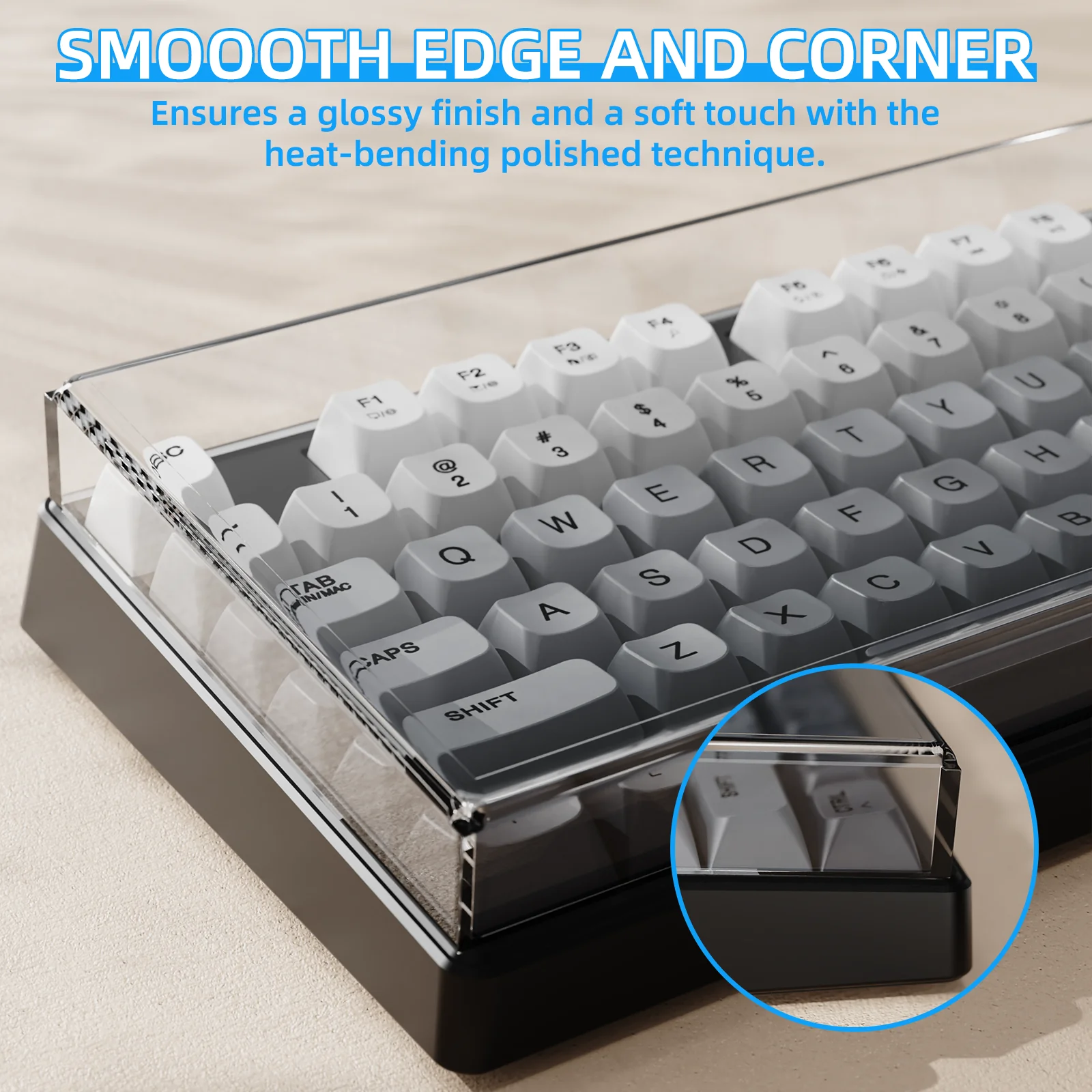 ATTACK SHARK 87 Keys Keyboard Dust Cover - Image 6