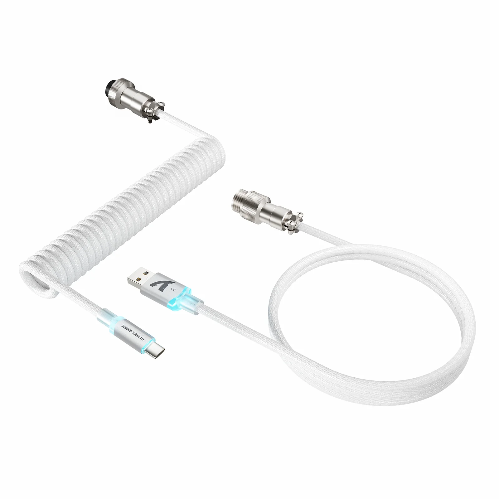 ATTACK SHARK C01ULTIMATE Coiled Cable for 8KHz Magnetic Keyboard - Image 4
