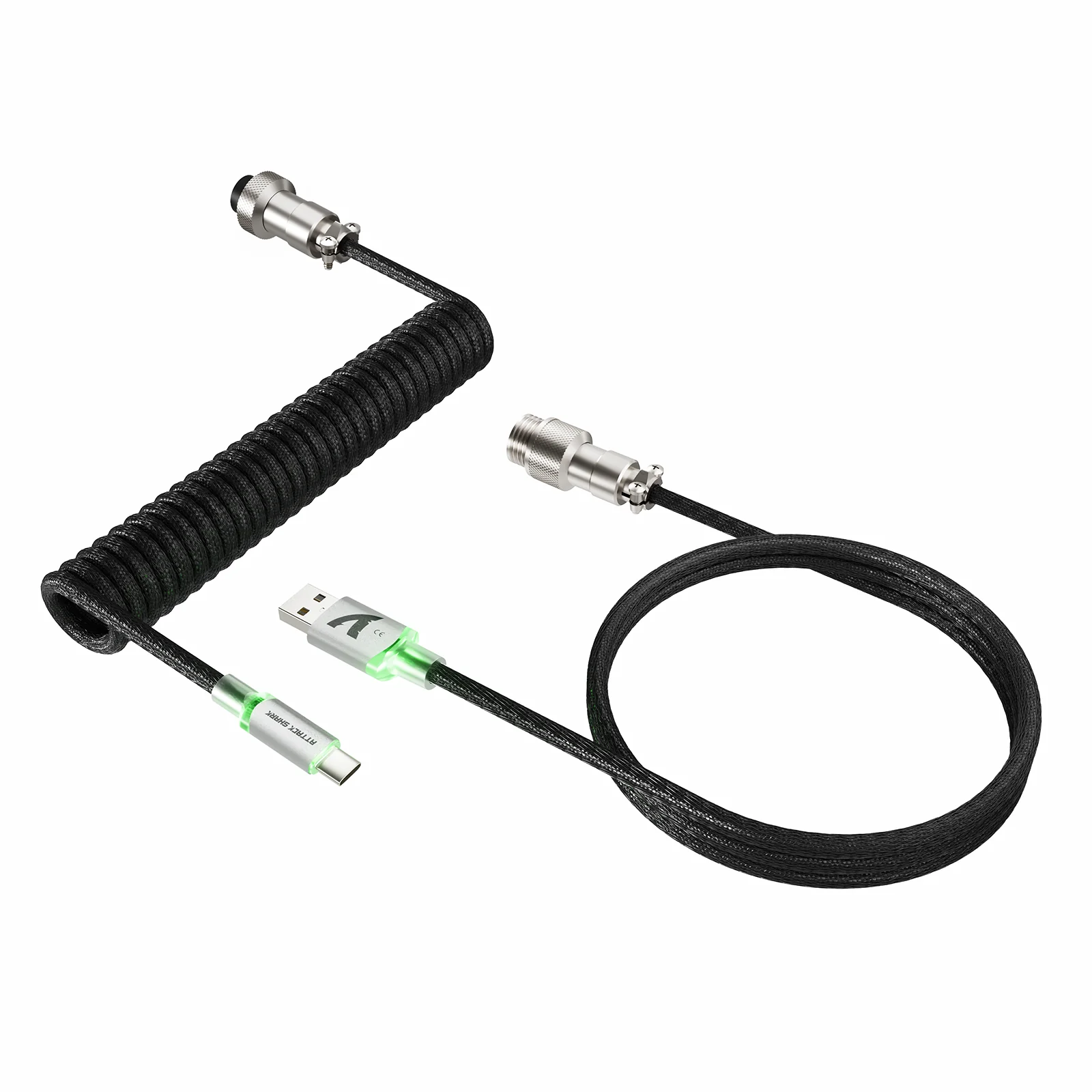 ATTACK SHARK C01ULTIMATE Coiled Cable for 8KHz Magnetic Keyboard - Image 5