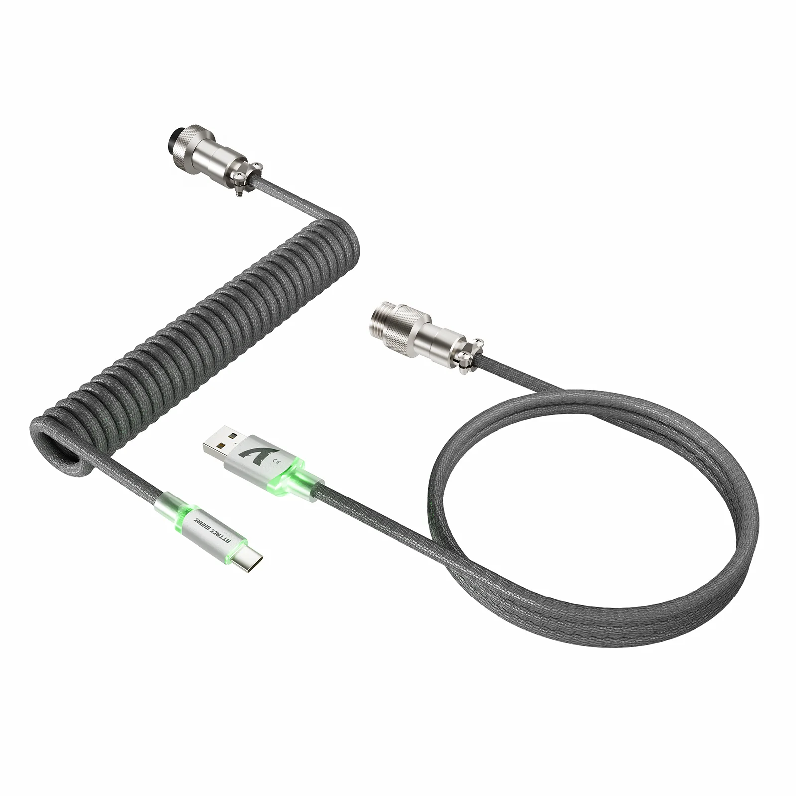 ATTACK SHARK C01ULTIMATE Coiled Cable for 8KHz Magnetic Keyboard - Image 6