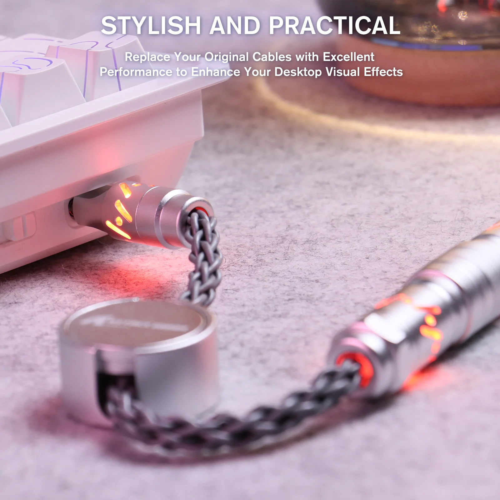 ATTACK SHARK C07 Custom Aviator Cable for 8KHz Magnetic Keyboard - Image 44