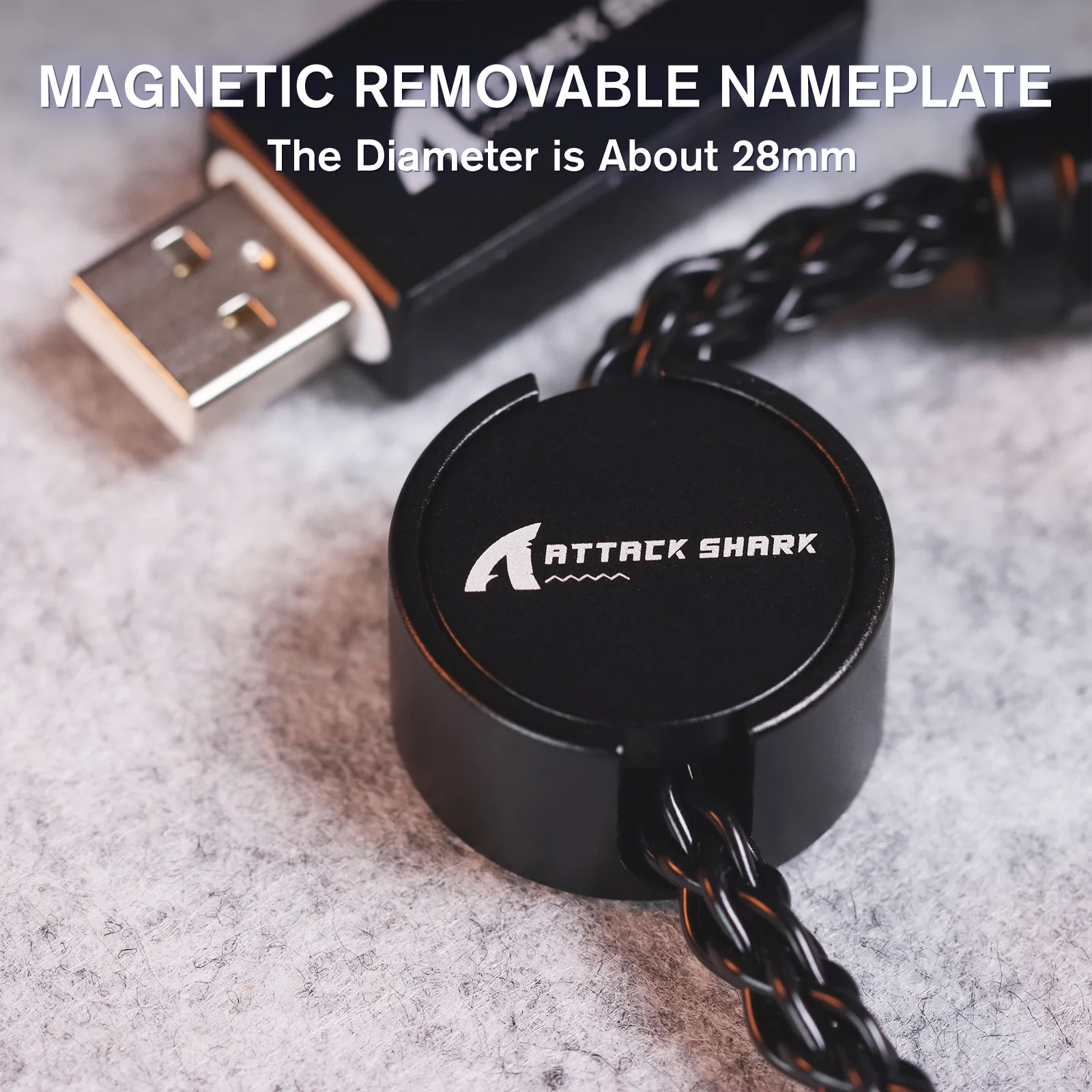 ATTACK SHARK C07 Custom Aviator Cable for 8KHz Magnetic Keyboard - Image 7