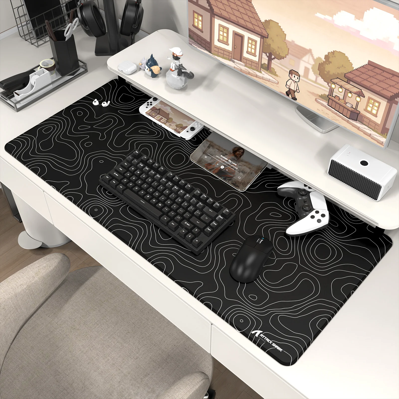 ATTACK SHARK CM02PRO eSport Gaming Mousepad (900x400x4 MM) - Image 20