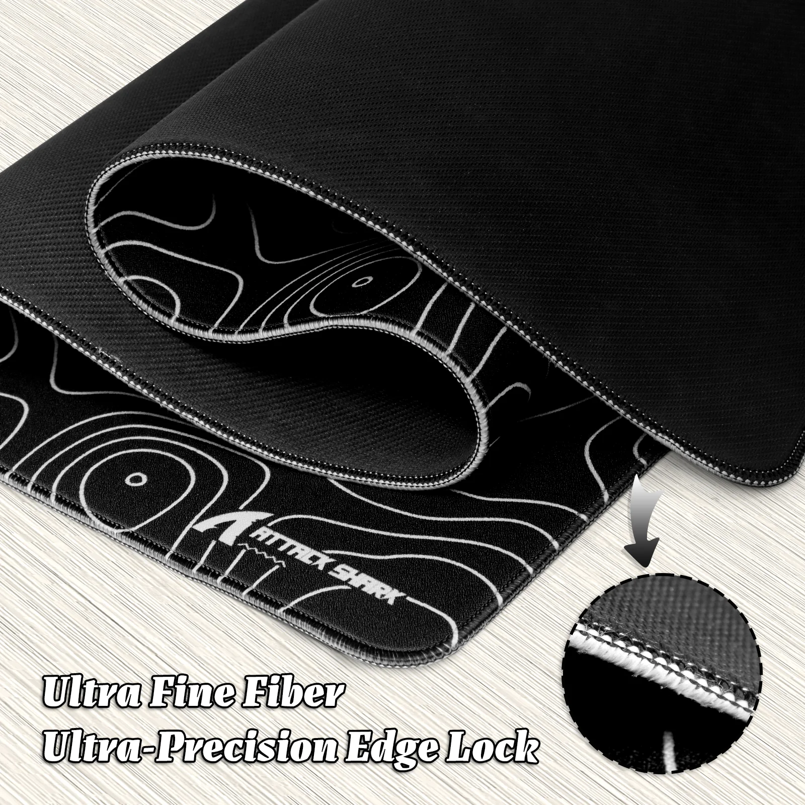 ATTACK SHARK CM02PRO eSport Gaming Mousepad (900x400x4 MM) - Image 22