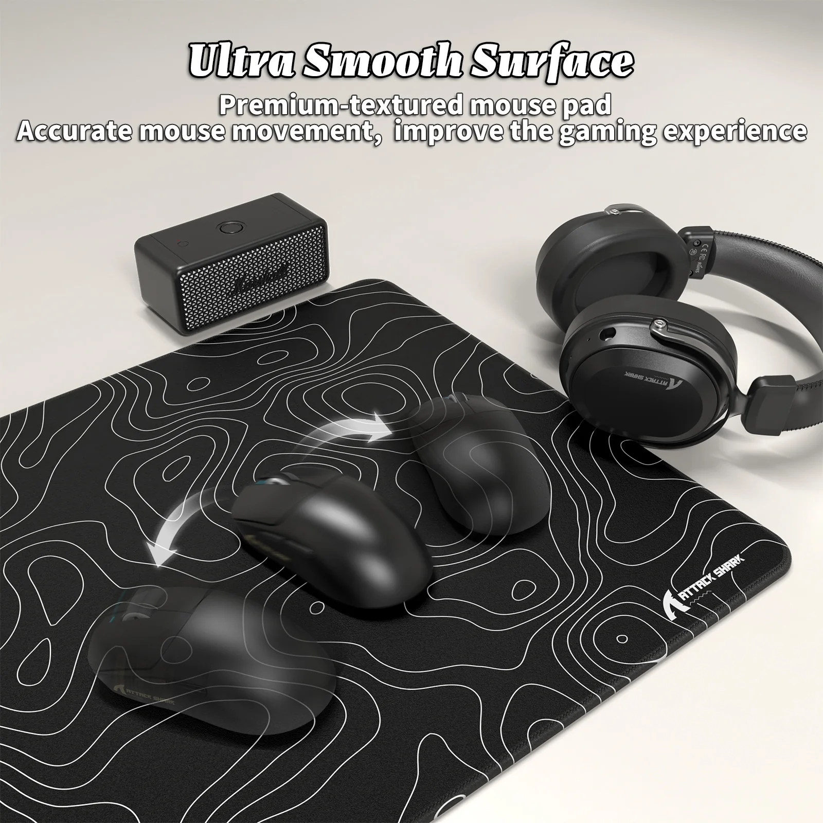 ATTACK SHARK CM02PRO eSport Gaming Mousepad (900x400x4 MM) - Image 23