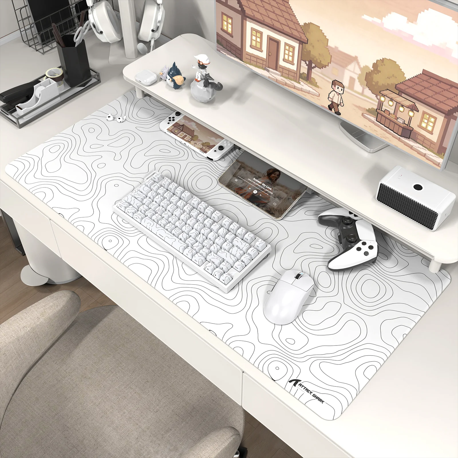 ATTACK SHARK CM02PRO eSport Gaming Mousepad (900x400x4 MM) - Image 29