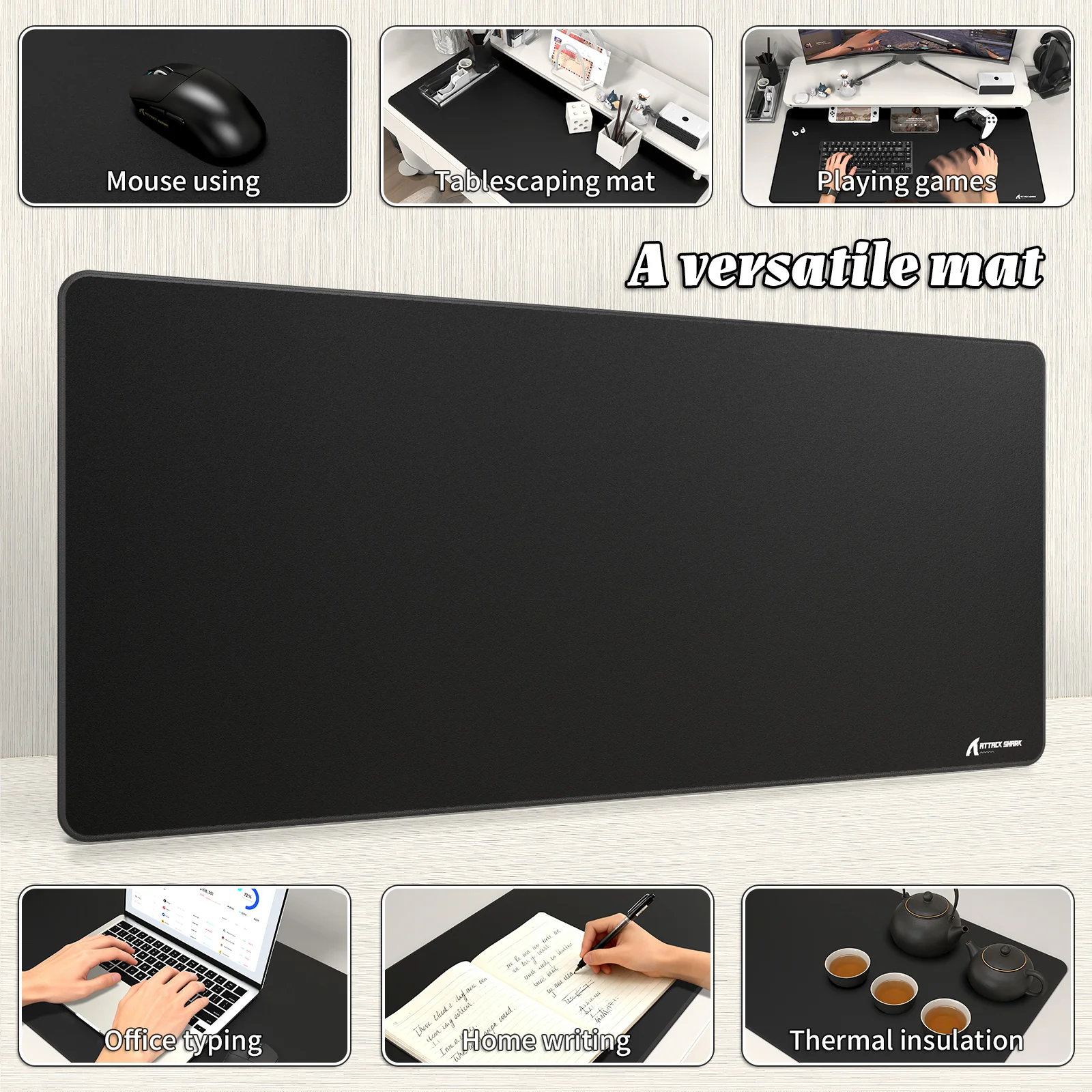 ATTACK SHARK CM02PRO eSport Gaming Mousepad (900x400x4 MM) - Image 9