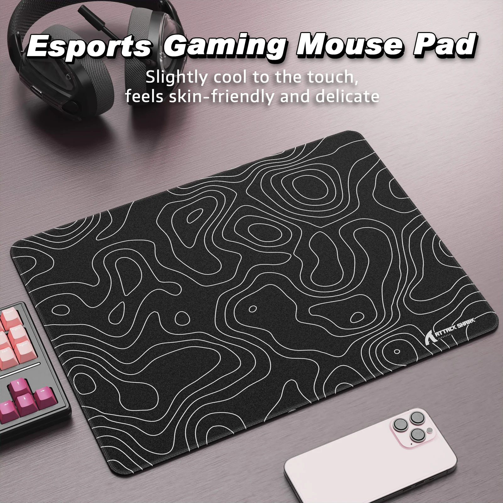 ATTACK SHARK CM02SE eSport Gaming Mousepad (410x310x4 MM) - Image 20