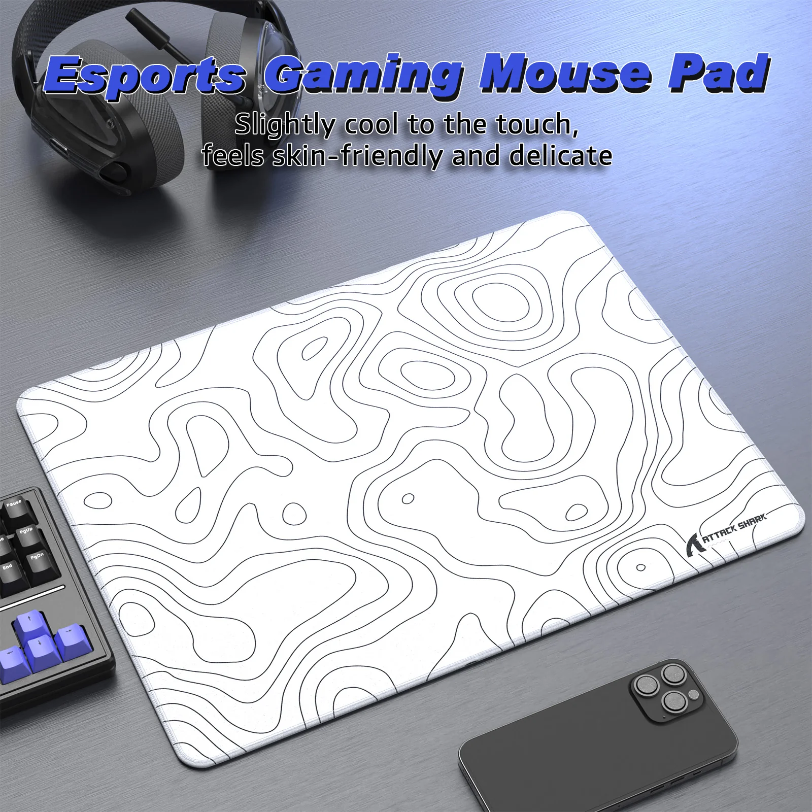 ATTACK SHARK CM02SE eSport Gaming Mousepad (410x310x4 MM) - Image 29