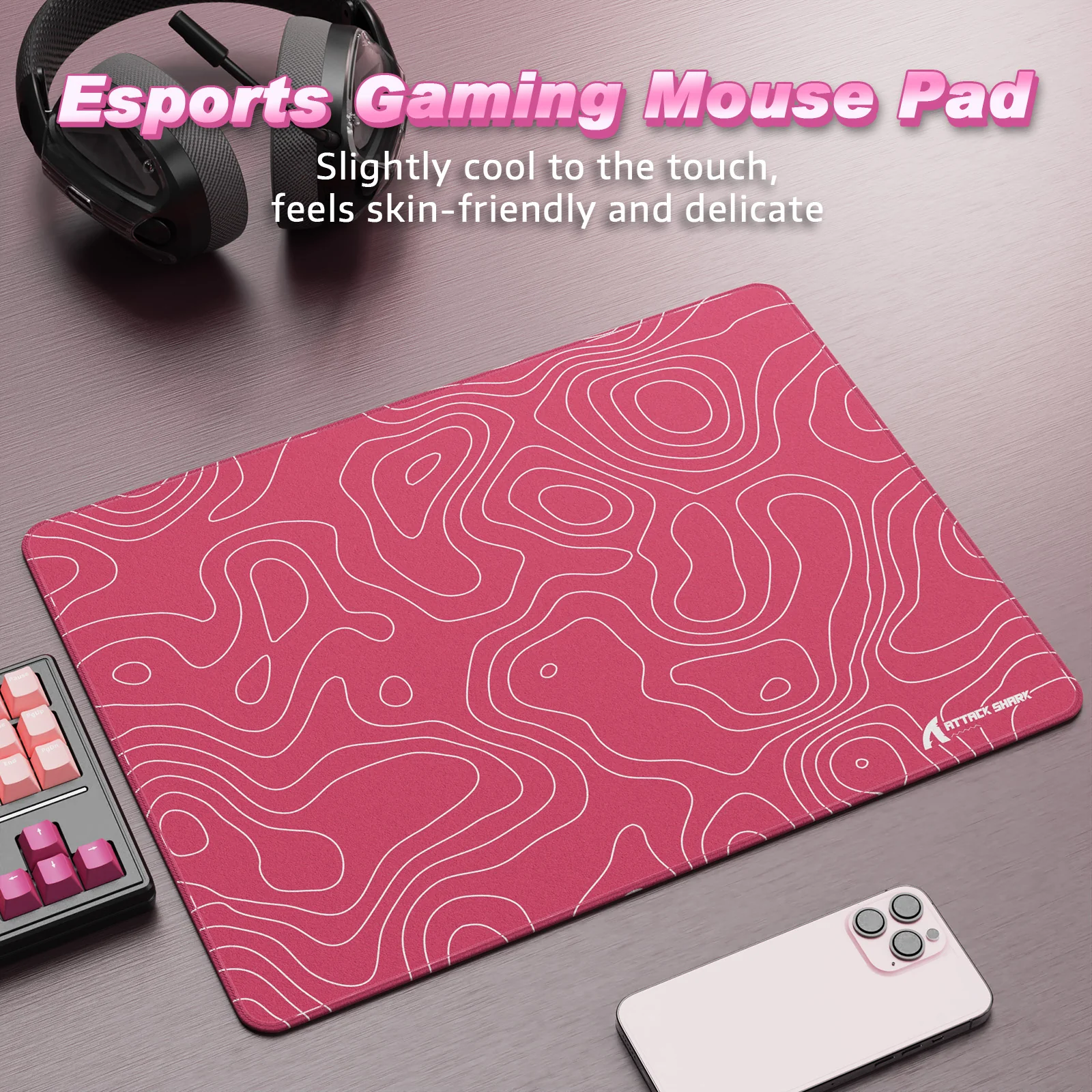 ATTACK SHARK CM02SE eSport Gaming Mousepad (410x310x4 MM) - Image 38