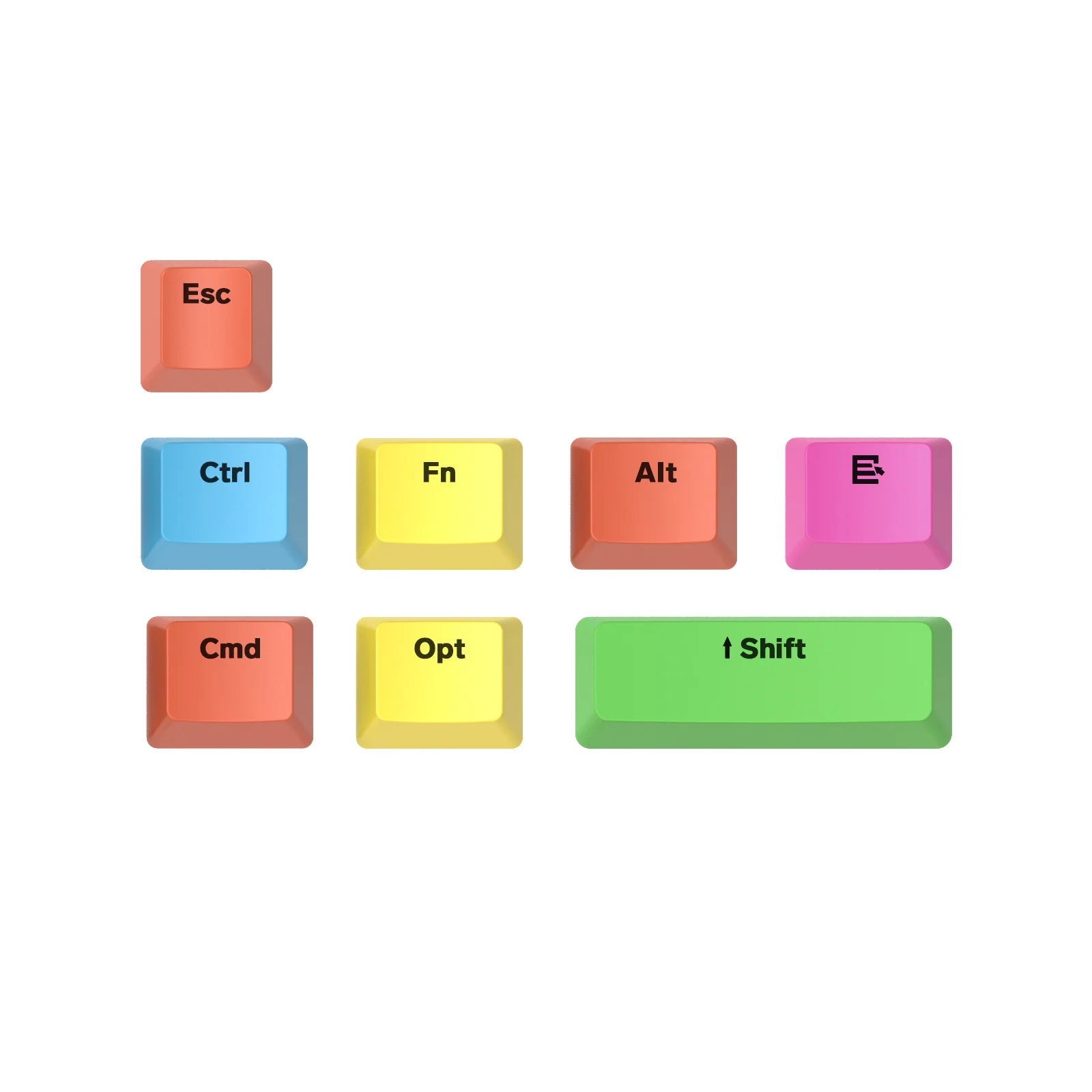 ATTACK SHARK Custom OEM Profile PBT Colored Keycaps - Image 10