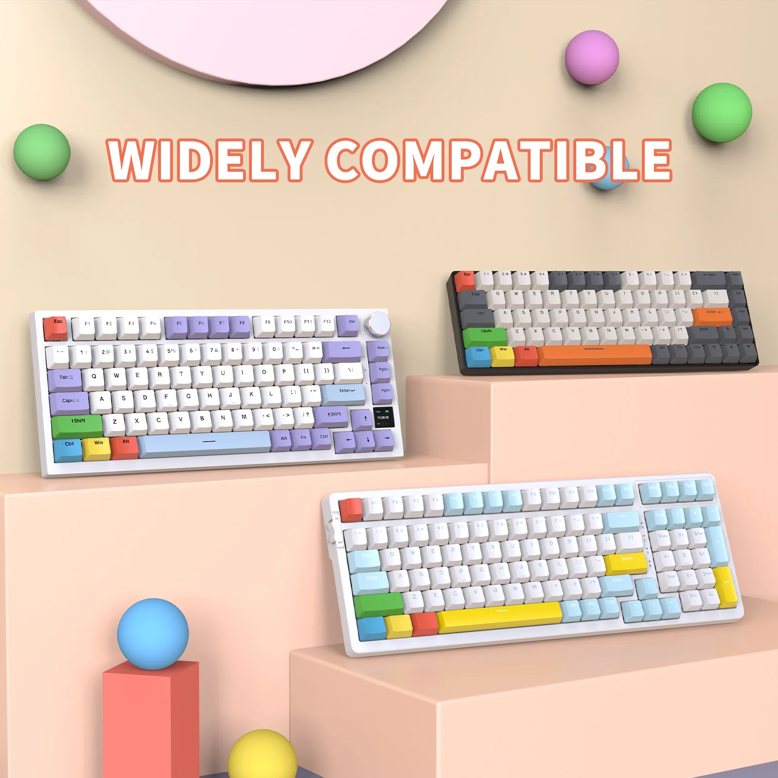 ATTACK SHARK Custom OEM Profile PBT Colored Keycaps - Image 4