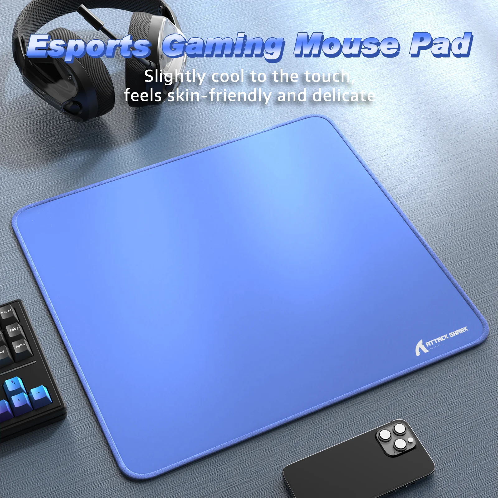 ATTACK SHARK CM02 eSport Gaming Mousepad (450x400x4 MM) - Image 56