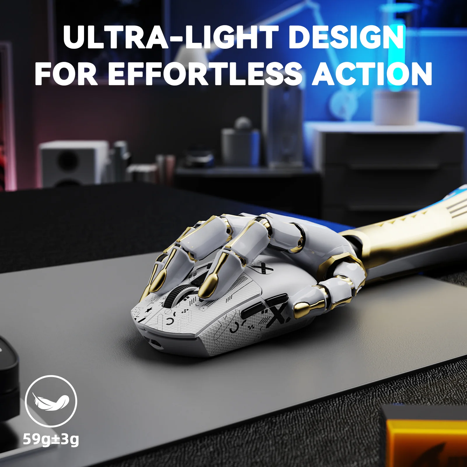 ATTACK SHARK G3PRO Tri-mode Wireless Gaming Mouse with Charge Dock 25000 DPI Ultra Lightweight - Image 37