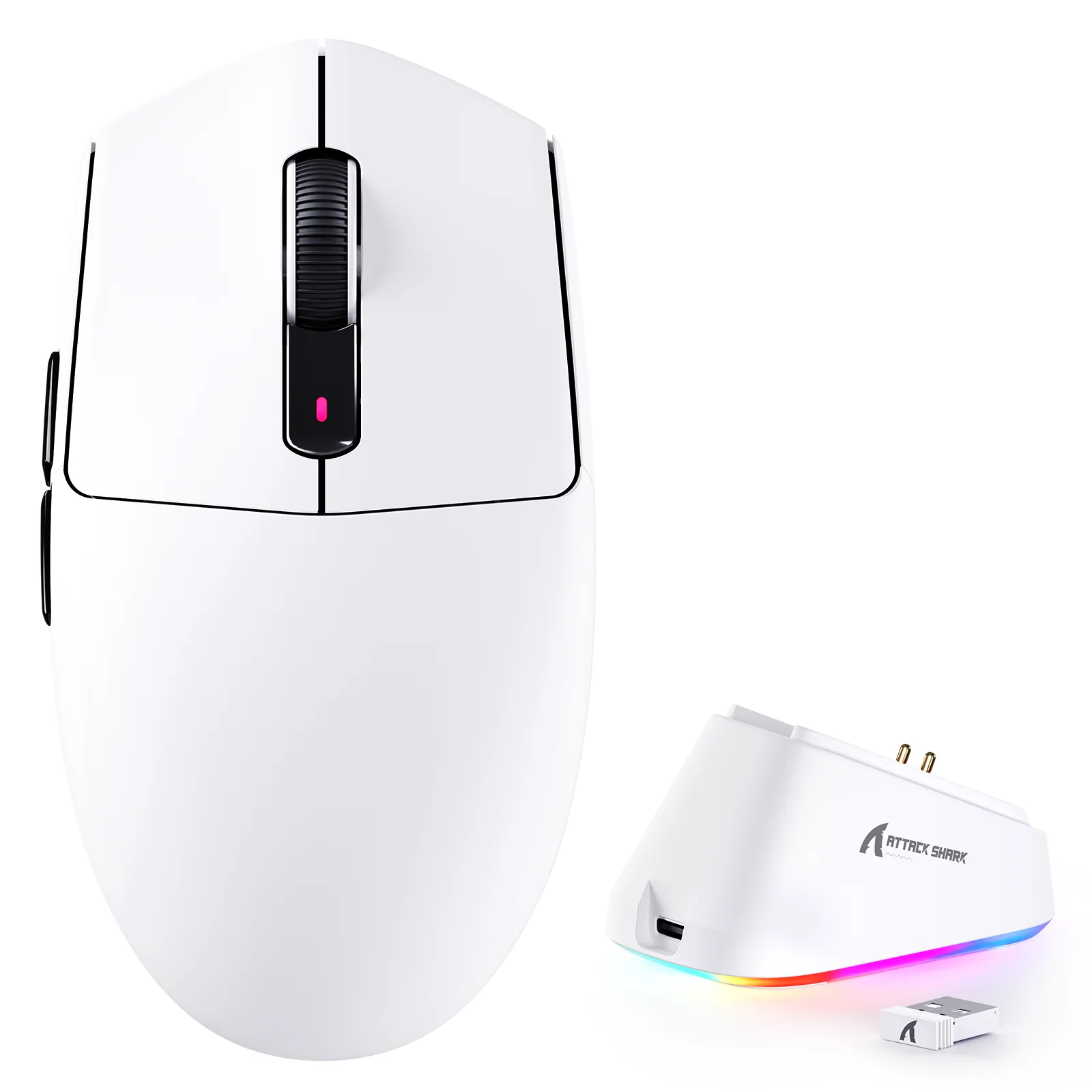 ATTACK SHARK G3PRO Tri-mode Wireless Gaming Mouse with Charge Dock 25000 DPI Ultra Lightweight - Image 9
