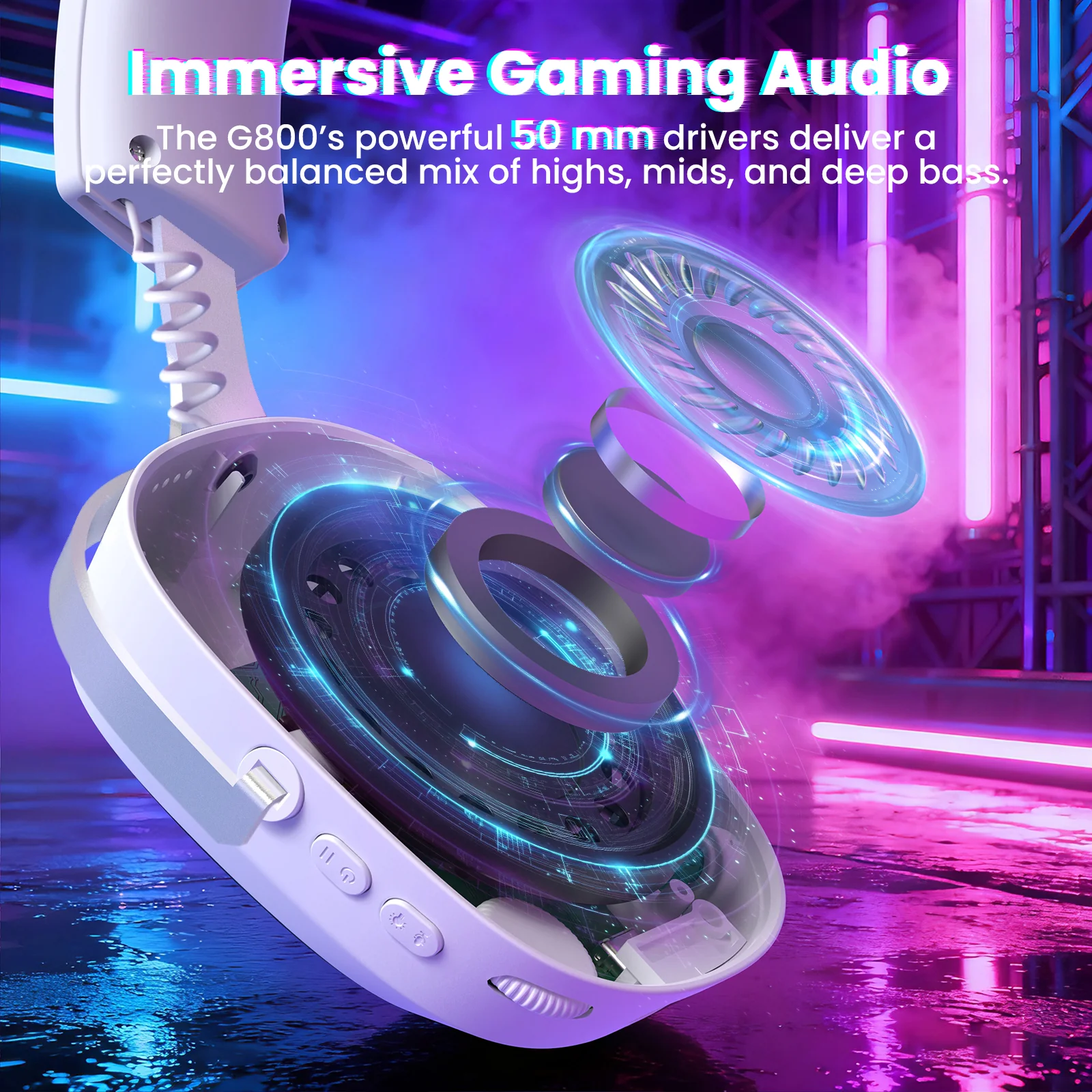 ATTACK SHARK G800 Wireless Gaming Headset - Image 17