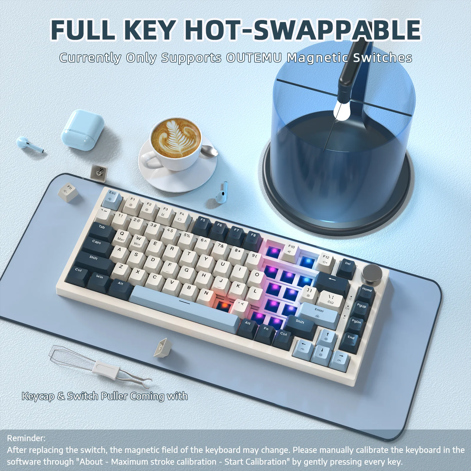 ATTACK SHARK K85 Rapid Trigger Keyboard Magnetic Switch - Image 20