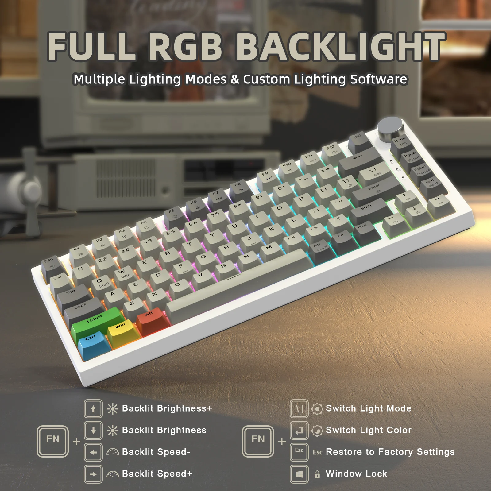 ATTACK SHARK K85 Rapid Trigger Keyboard Magnetic Switch - Image 27