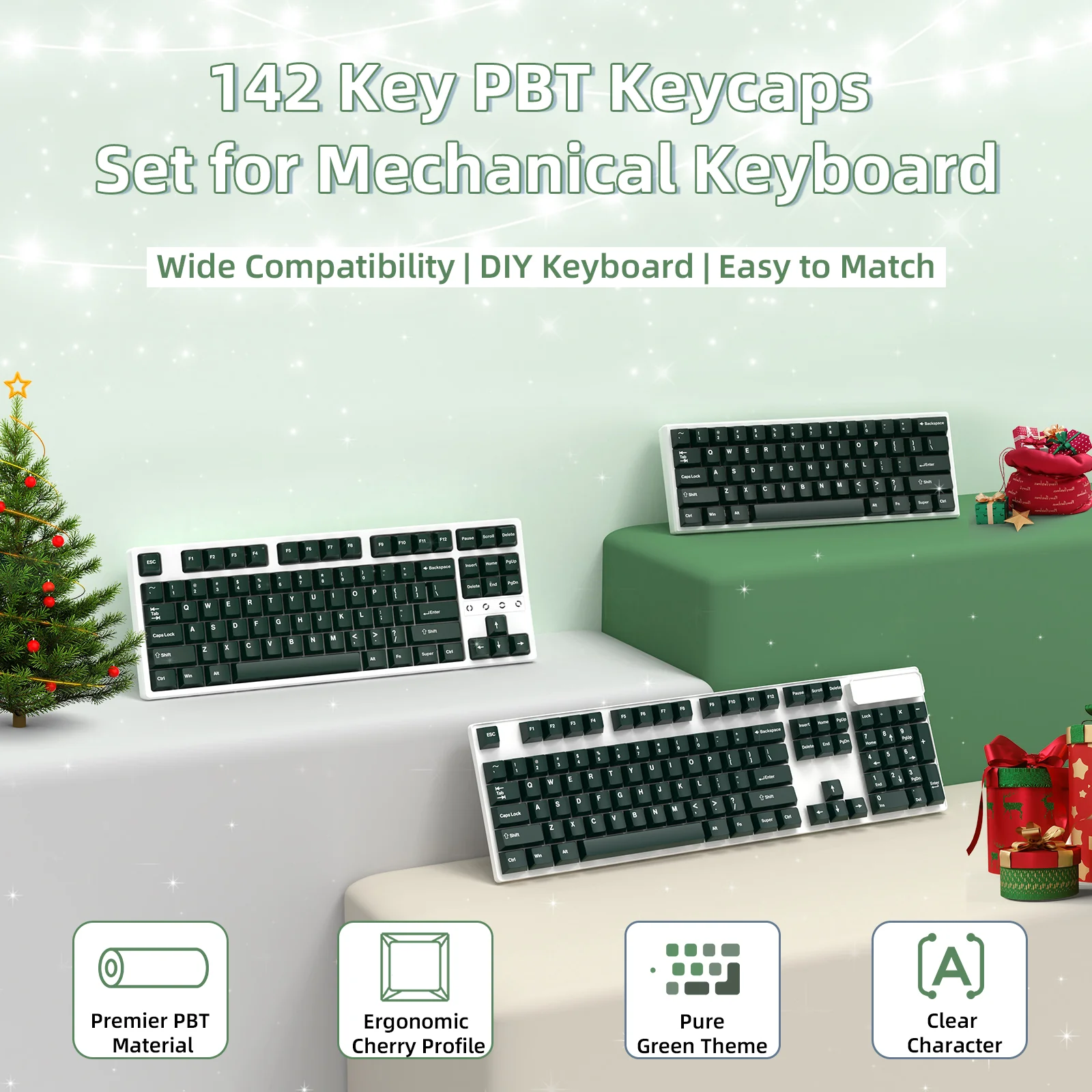 ATTACK SHARK PBT Keycaps Full Keycap Set - Image 15