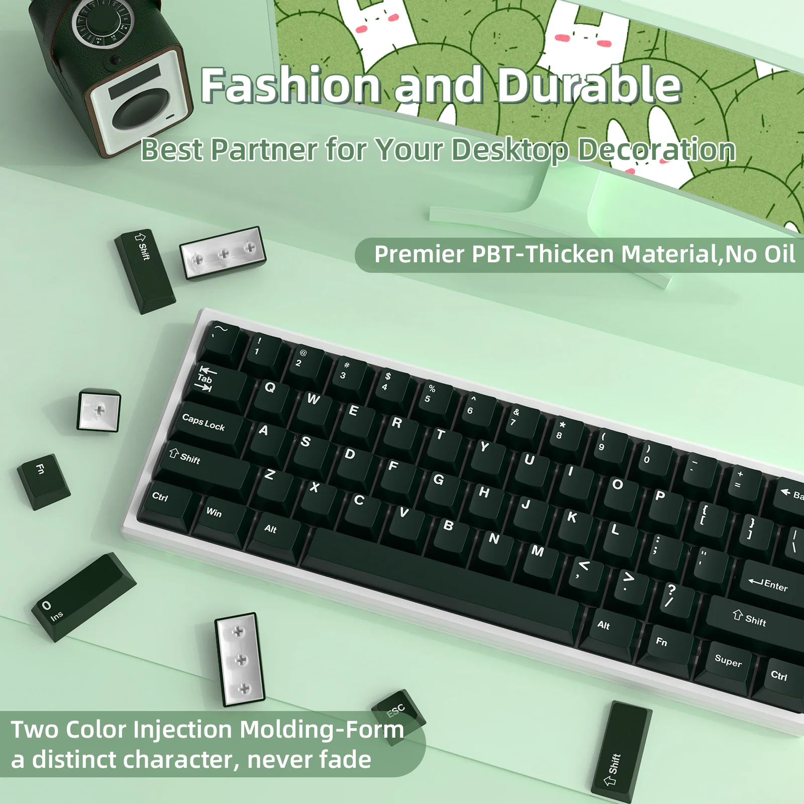 ATTACK SHARK PBT Keycaps Full Keycap Set - Image 17
