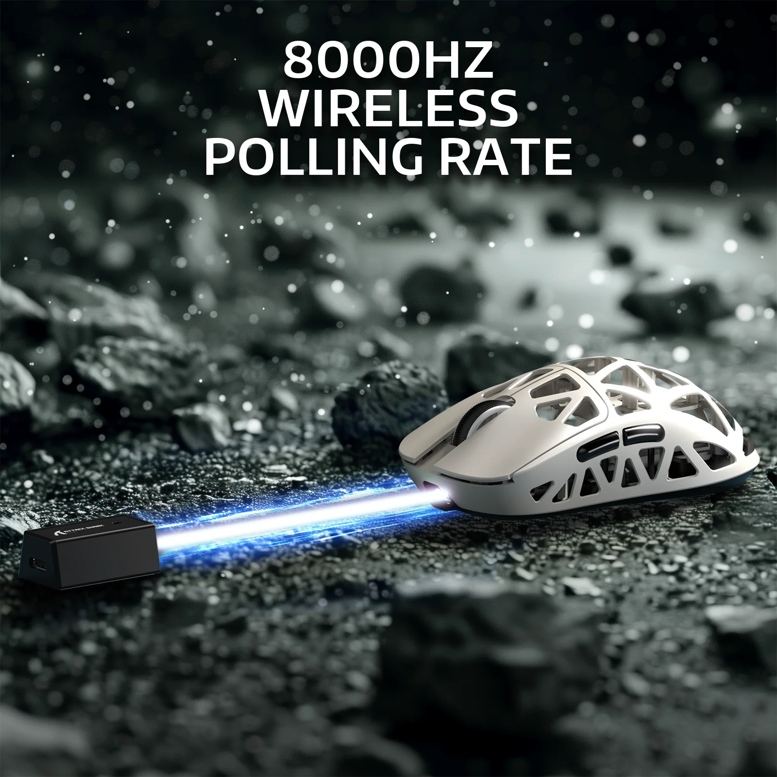 ATTACK SHARK R2 Magnesium Alloy PAW3950 Gaming Mouse 8K (Not Include the Charging Dock) - Image 23