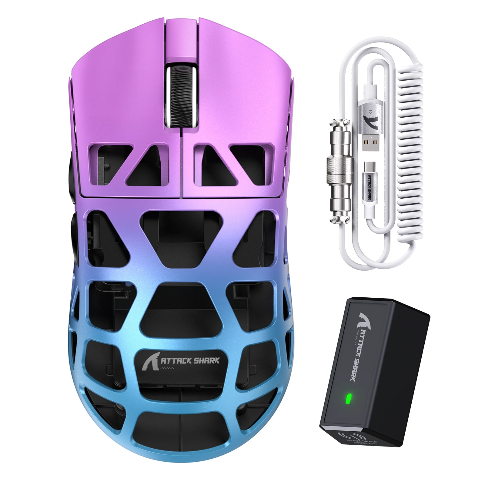 ATTACK SHARK R3 Magnesium Alloy Gaming Mouse 8K with C06 Coiled Cable - Image 31