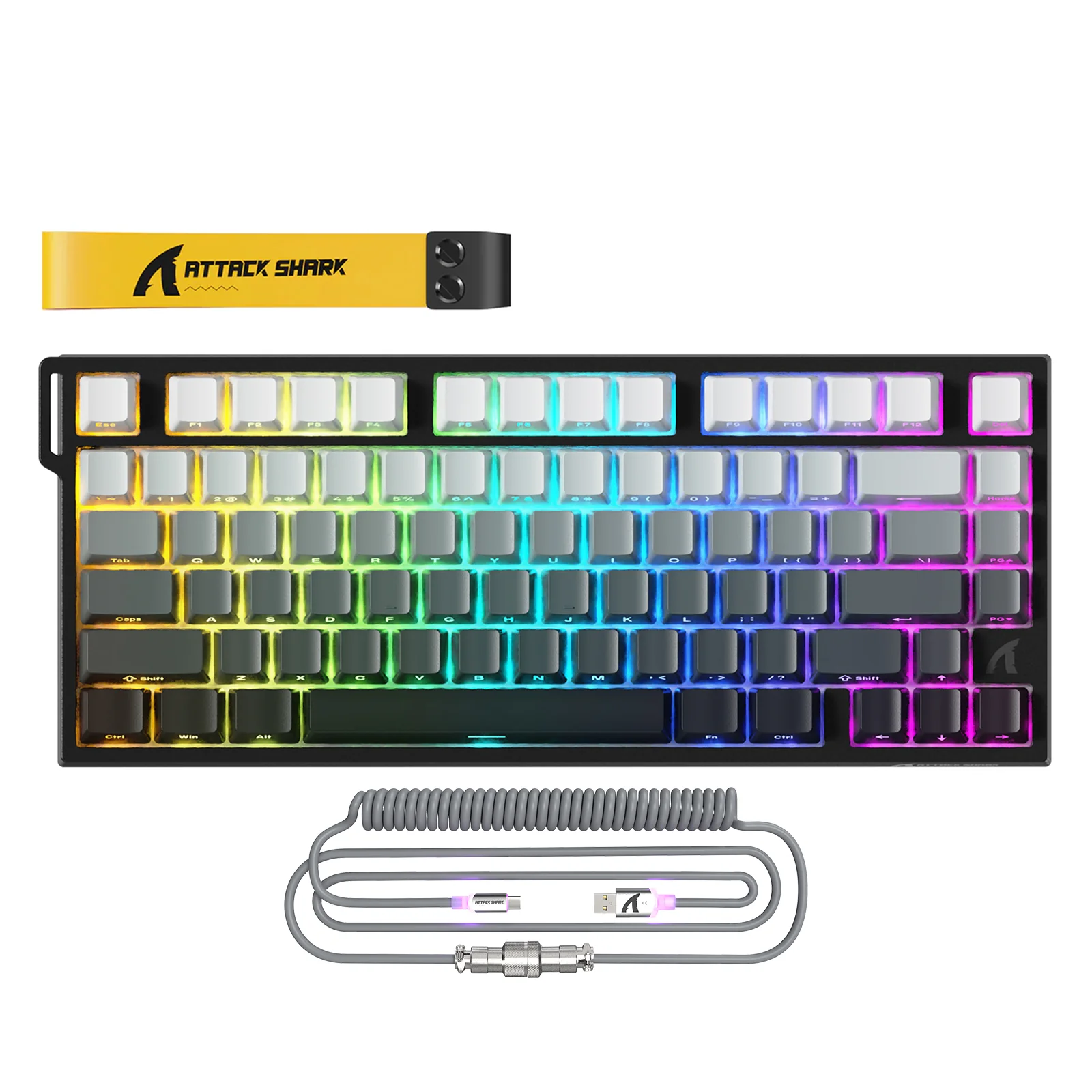 ATTACK SHARK R82 HE Wired 75% Gaming Keyboard with C01ULTRA LED Cable - Image 29