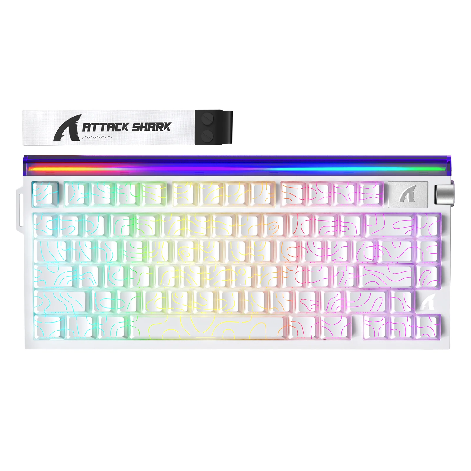 ATTACK SHARK R85 HE Rapid Trigger Keyboard Magnetic Switch with Custom Lightbox - Image 31
