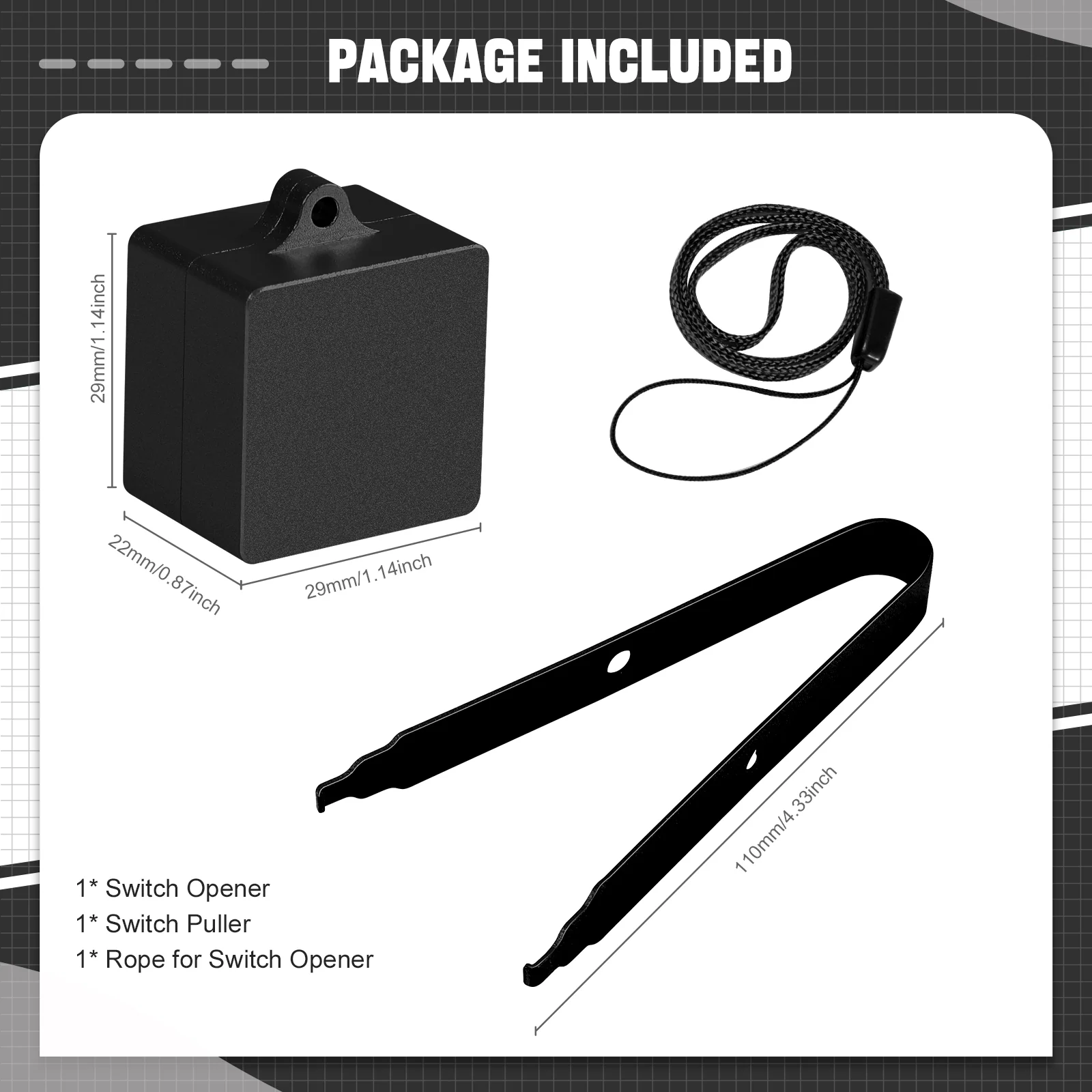 ATTACK SHARK Switch Opener Kit with Switch Puller - Image 8