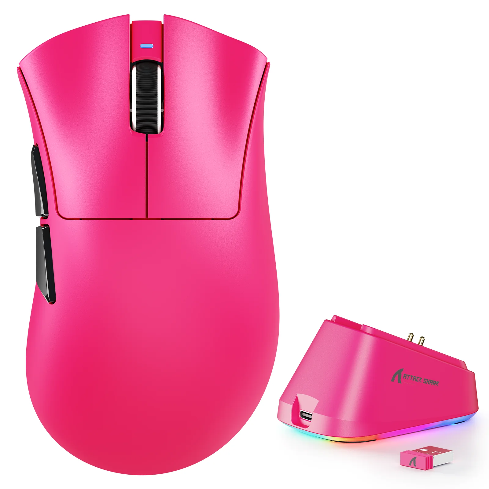 ATTACK SHARK V3PRO Ultra-Light Tri-Mode Gaming Mouse with Charging Dock - Image 3