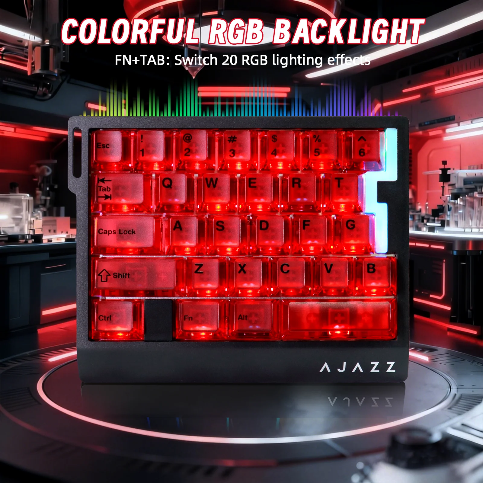 ATTACK SHARK X AJAZZ AK029 Wired One-Handed Gaming Keyboard - Image 33