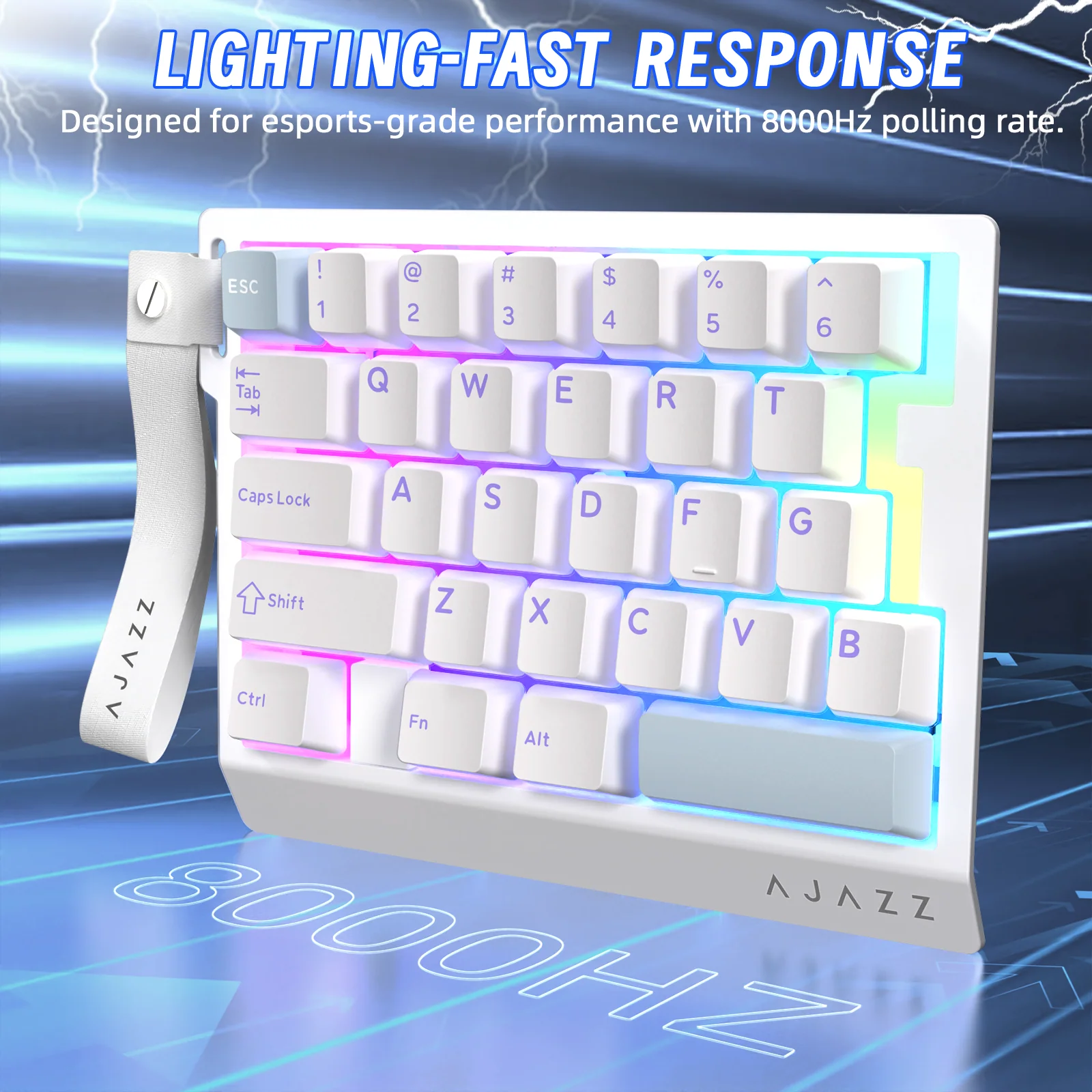 ATTACK SHARK X AJAZZ AK029 Wired One-Handed Gaming Keyboard - Image 4