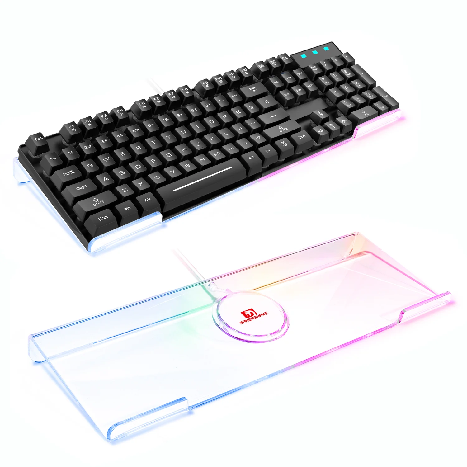 ATTACK SHARK X MAMBASNAKE Ergonomic RGB Keyboard Holder - Image 11