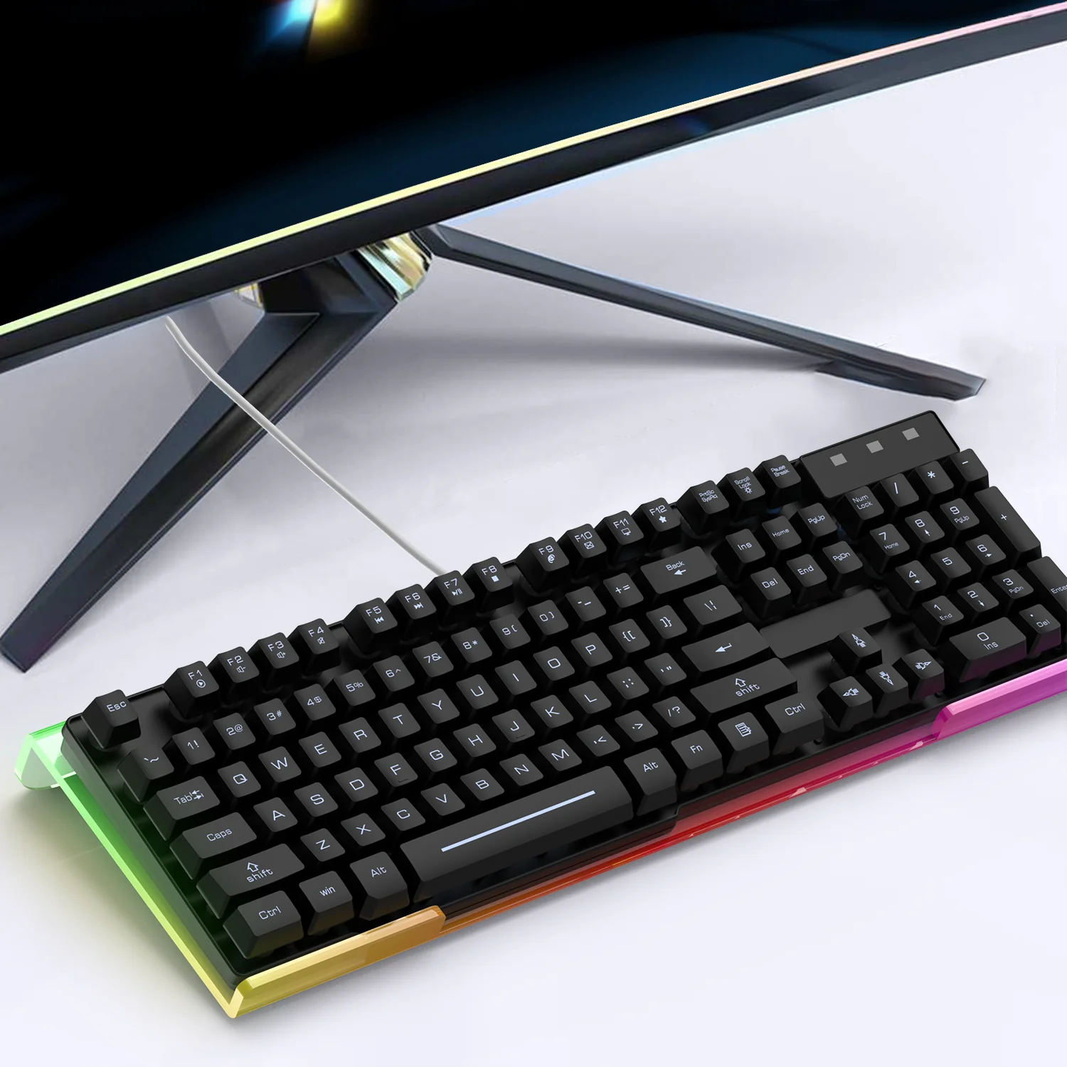 ATTACK SHARK X MAMBASNAKE Ergonomic RGB Keyboard Holder - Image 18
