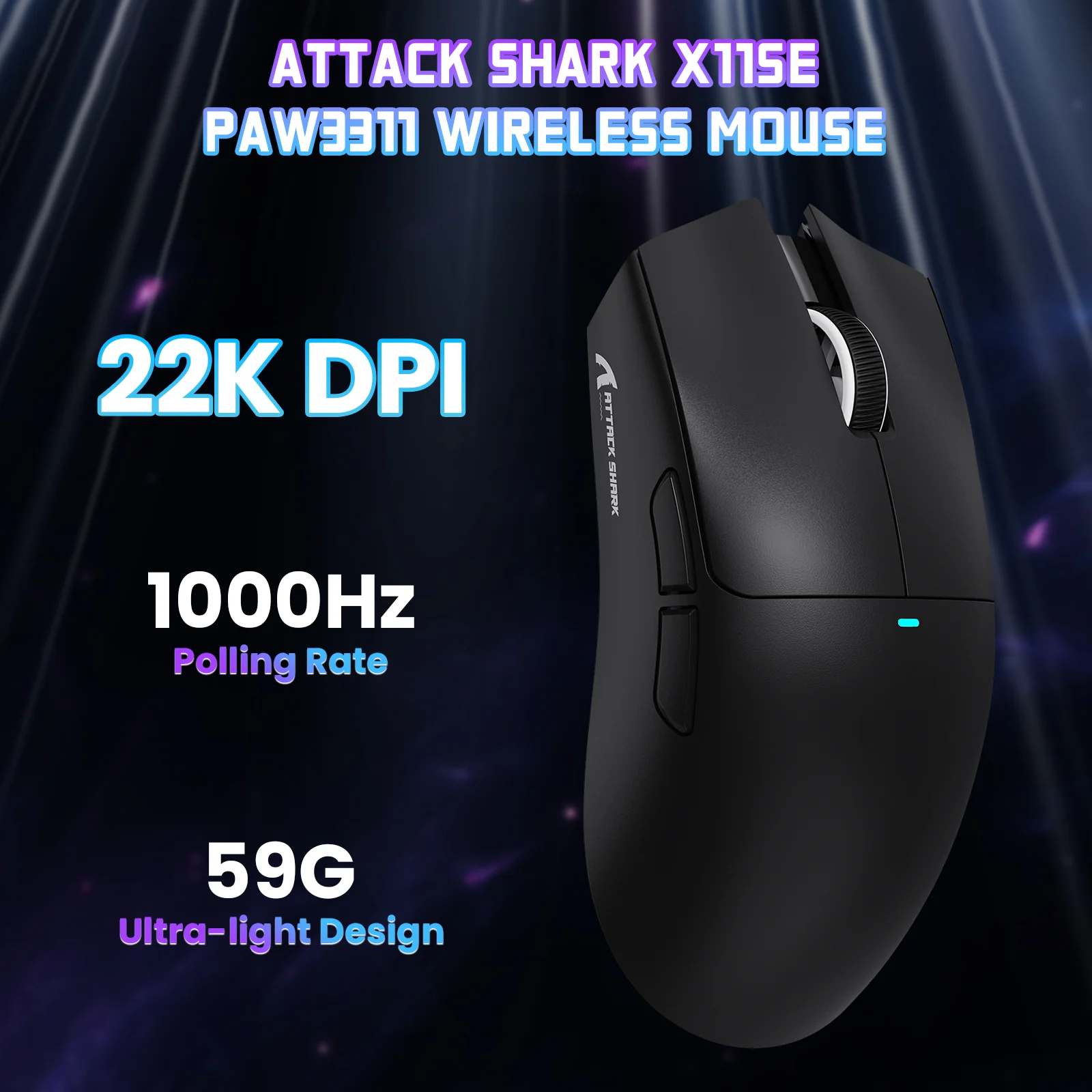 ATTACK SHARK X11SE Wireless Gaming Mouse - Image 9
