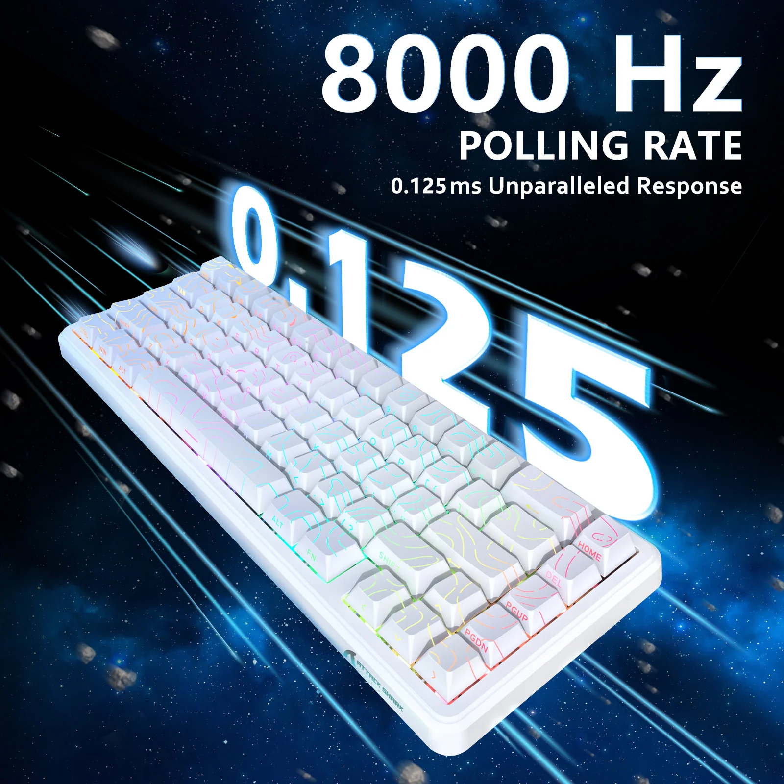 ATTACK SHARK X65 HE Magnetic Switch Rapid Trigger Keyboard - Image 29