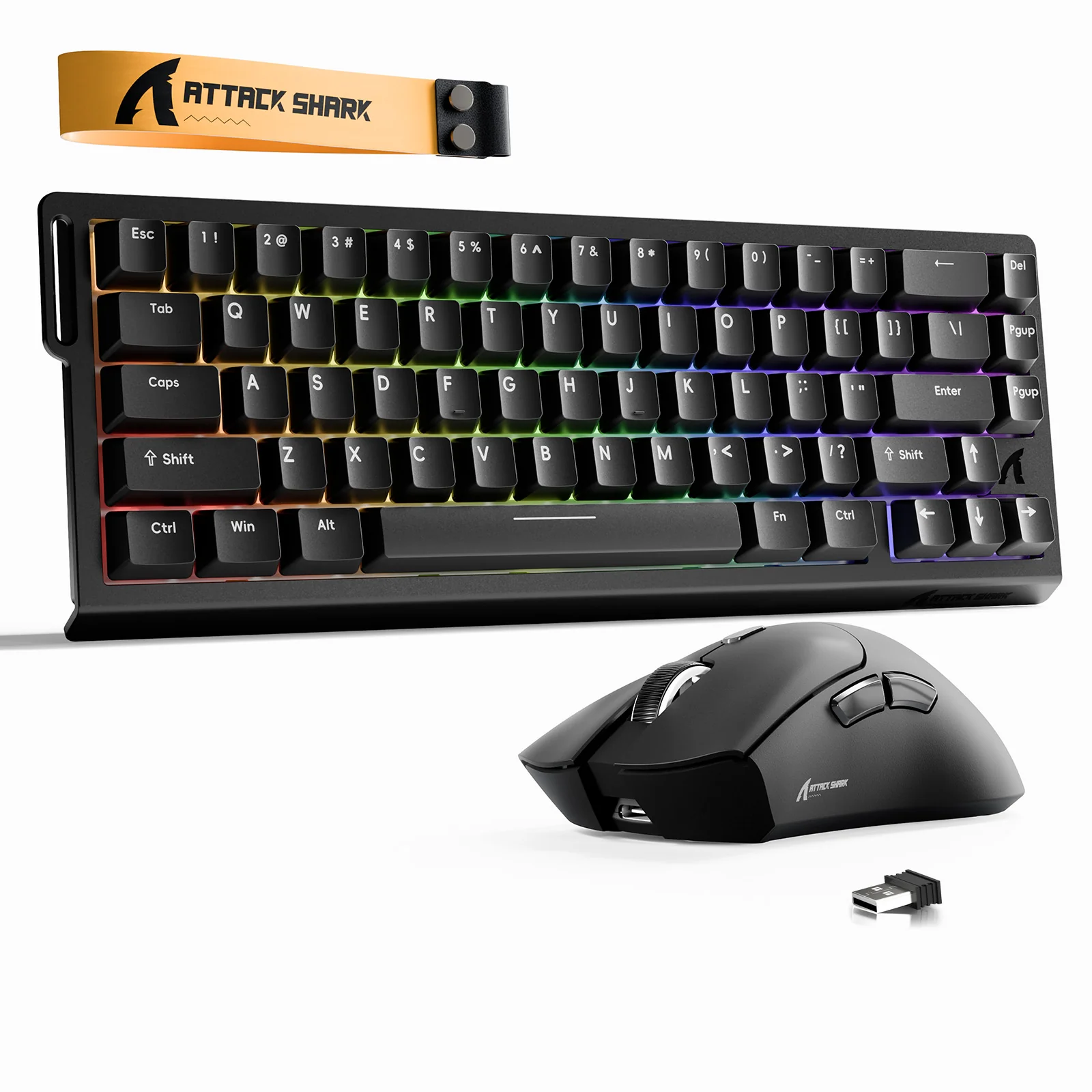 ATTACK SHARK X68HE Rapid Trigger Keyboard + R1 Wireless Gaming Mouse Bundle - Image 6