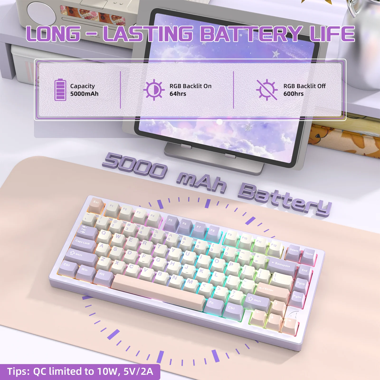 ATTACK SHARK X75 Full Aluminum Keyboard - Image 13