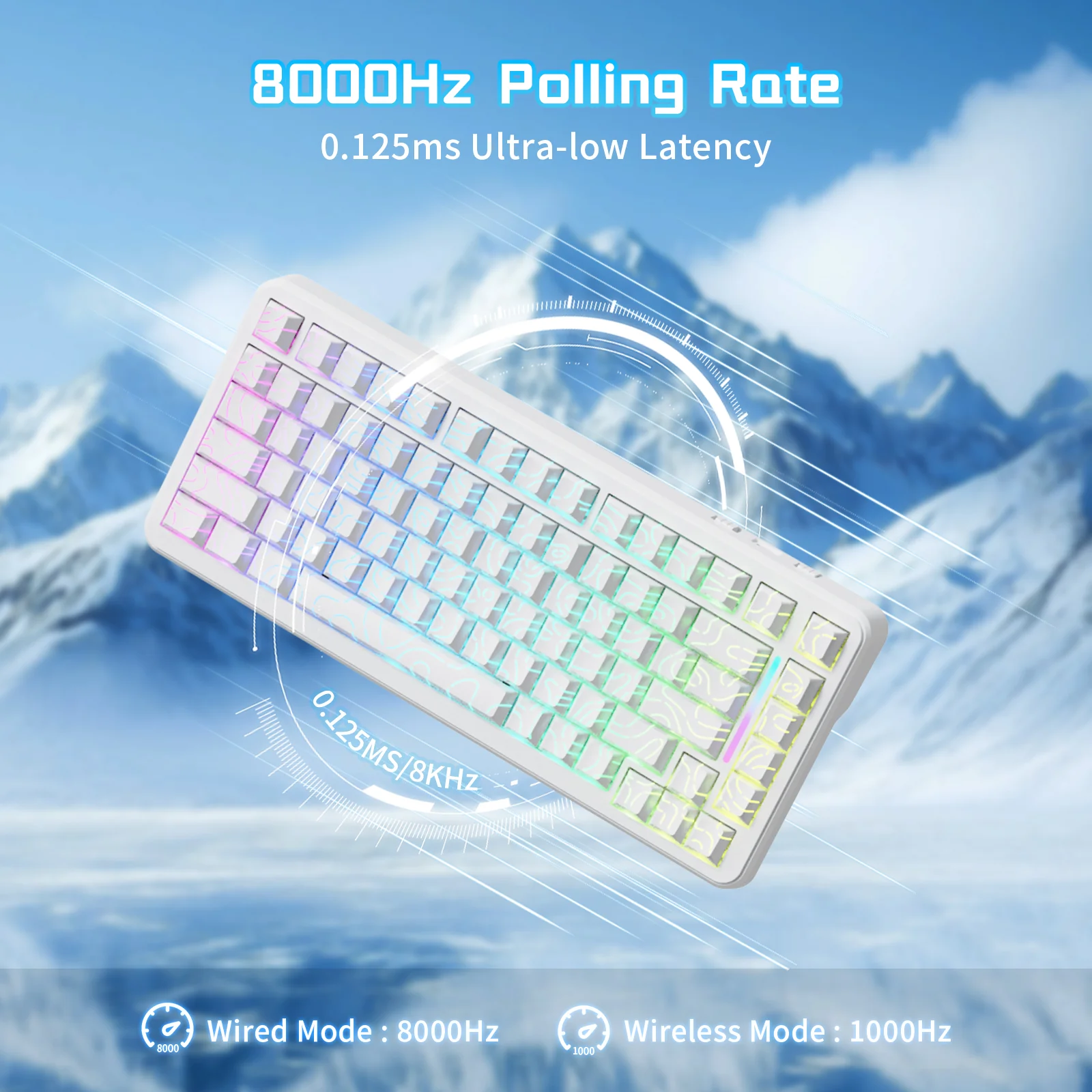 ATTACK SHARK X82PRO HE Wireless Rapid Trigger Gaming Keyboard Magnetic Switch - Image 19