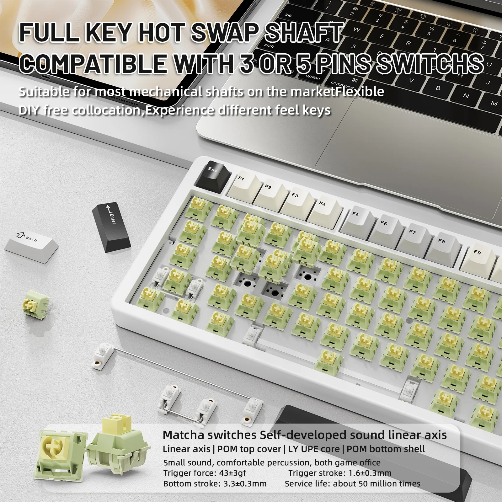 ATTACK SHARK X86 Full Aluminum Keyboard - Image 26