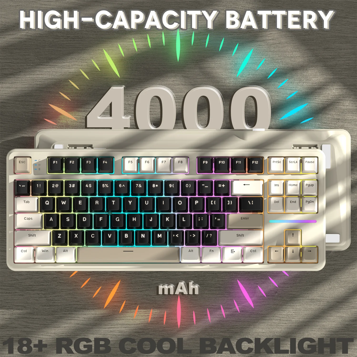ATTACK SHARK X87 Tri-mode Gasket Mechanical Keyboard - Image 5