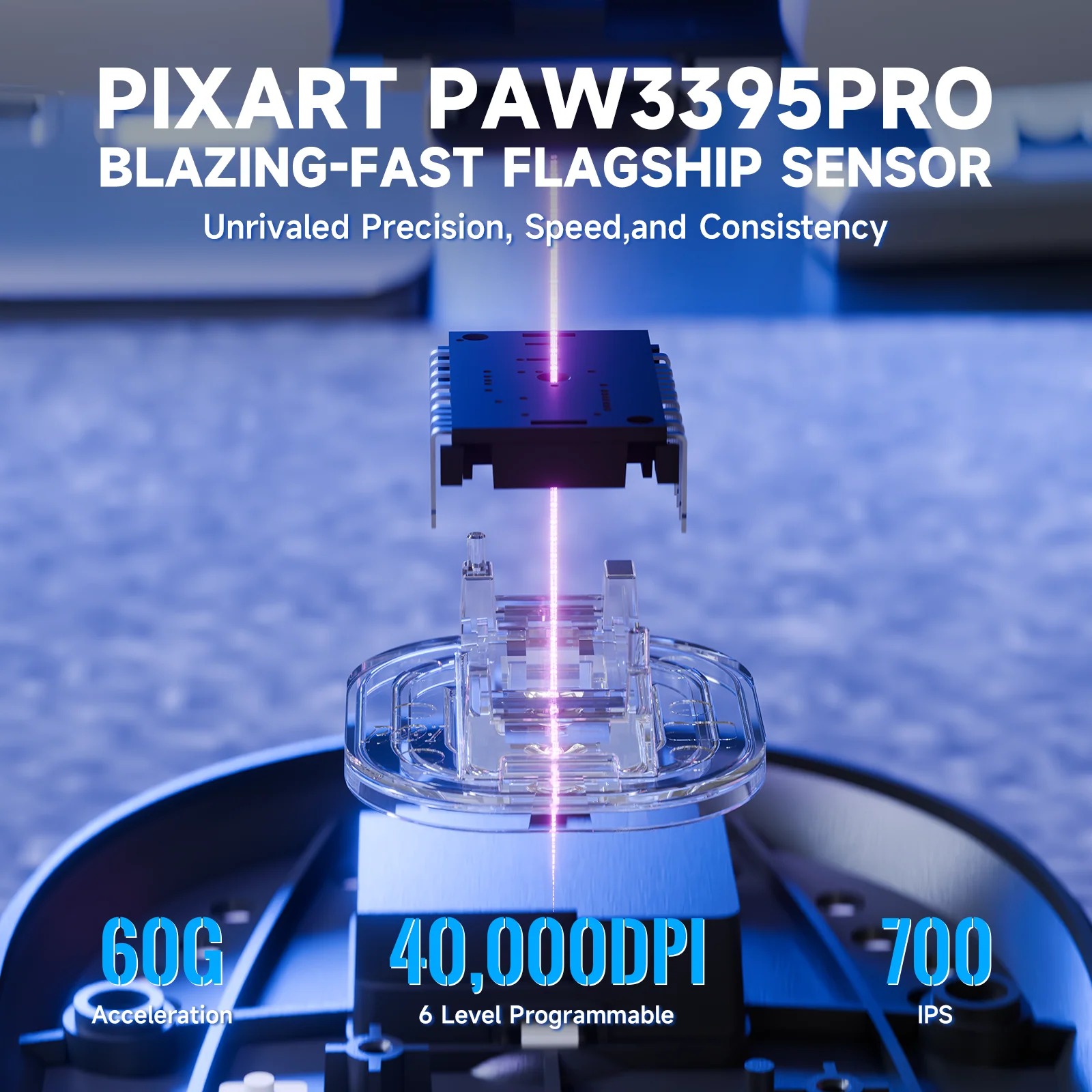 ATTACK SHARK X8PRO Ultra-Light Wireless Gaming Mouse & C06ULTRA Cable - Image 4