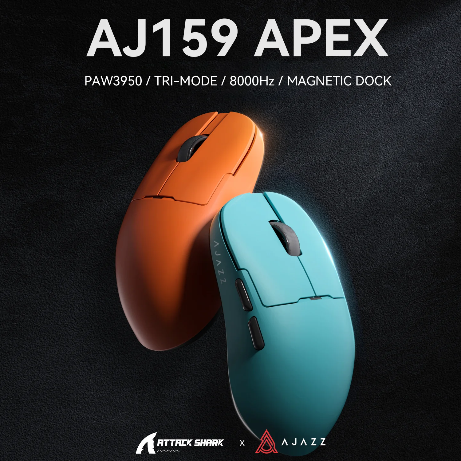 ATTACK SHARK x AJAZZ AJ159 APEX PAW3950 Triple Mode Gaming Mouse 8K - Image 18
