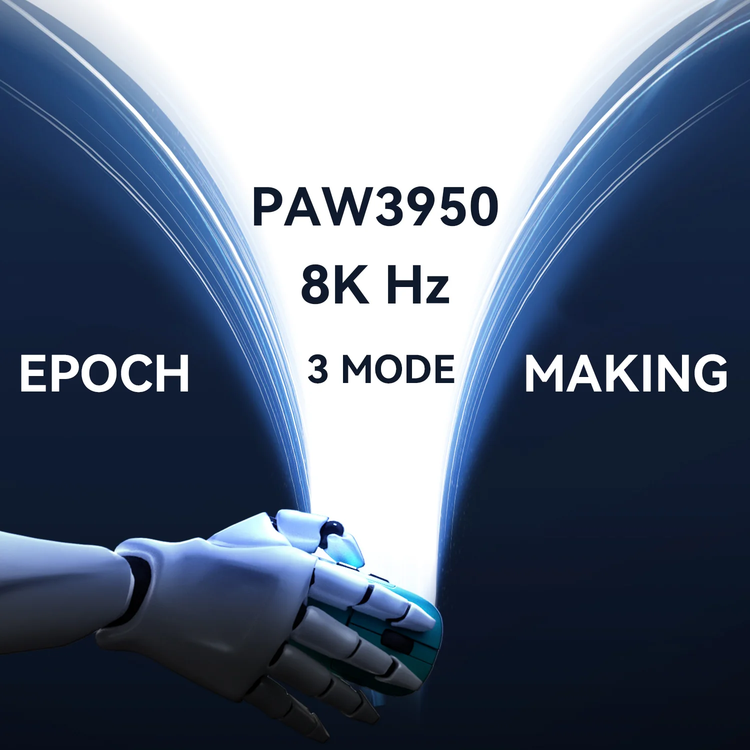 ATTACK SHARK x AJAZZ AJ159 APEX PAW3950 Triple Mode Gaming Mouse 8K - Image 22
