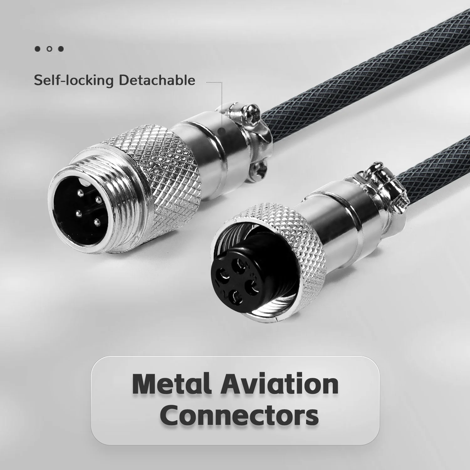 ATTACK SHARK C01PRO Coiled Cable - Image 3