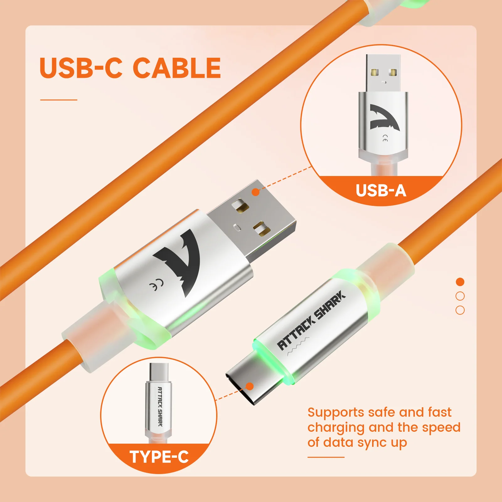 ATTACK SHARK C01Ultra Custom Aviator Cable for 8KHz Magnetic Keyboard - Image 15