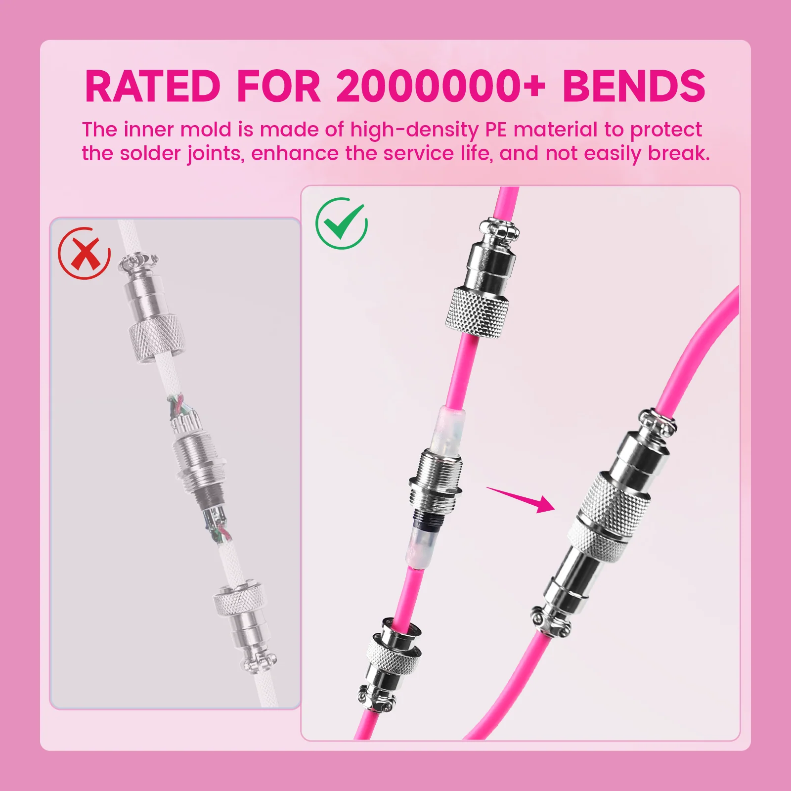 ATTACK SHARK C01Ultra Custom Aviator Cable for 8KHz Magnetic Keyboard - Image 99