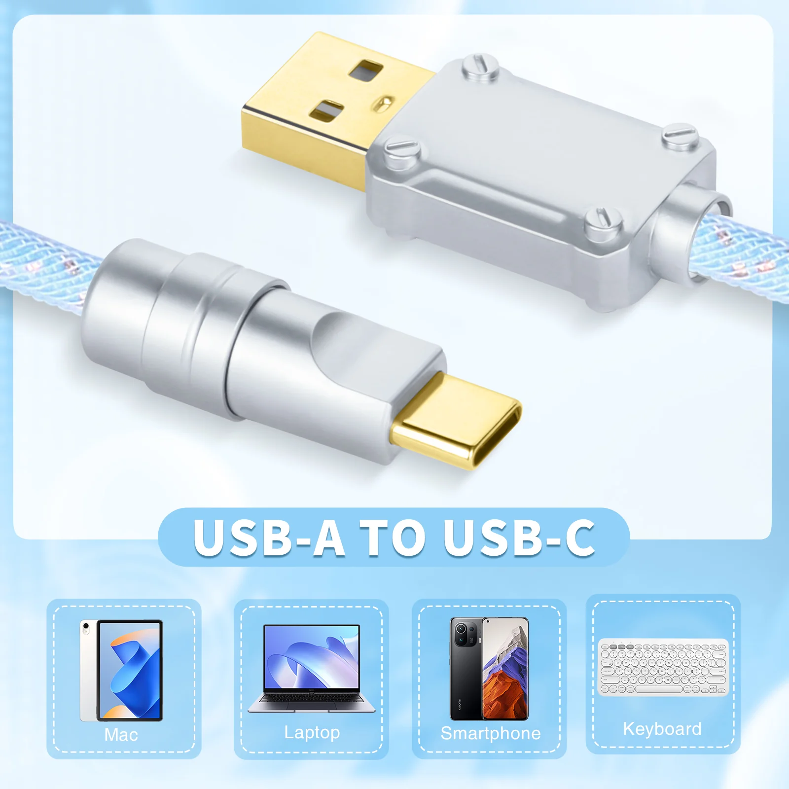 ATTACK SHARK C05 Coiled Cable - Image 14