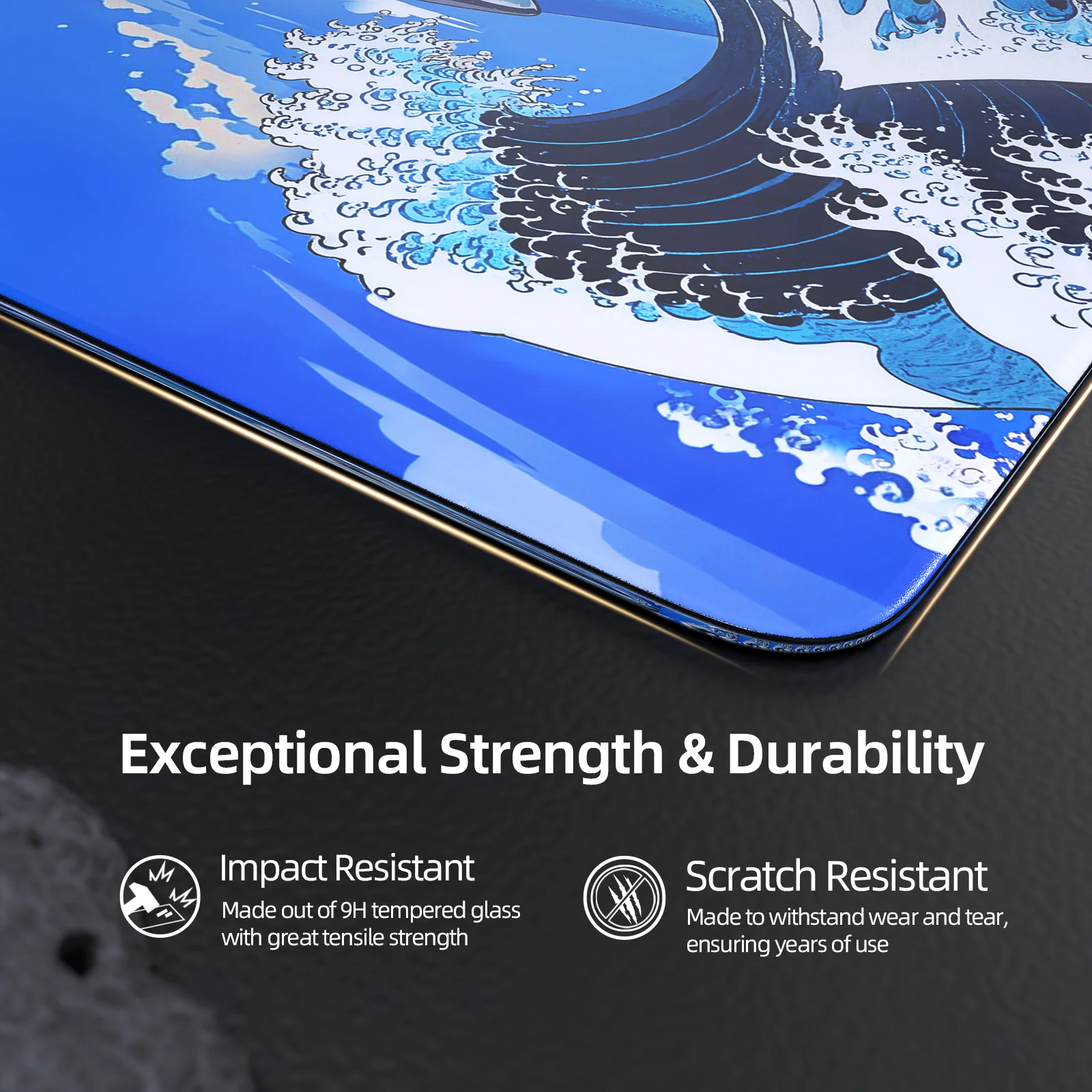 ATTACK SHARK CM05 Tempered Glass Gaming Mouse Pad - Image 20